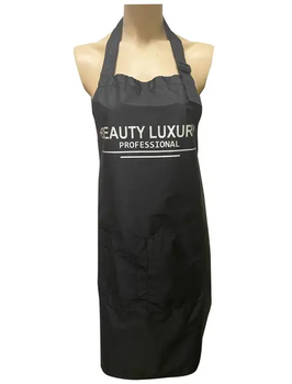 Фартук односторонний Beauty LUXURY длинный 70*80см, чёрный
