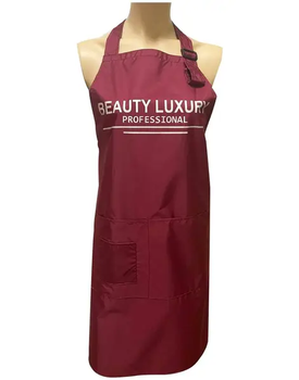 Фартук односторонний Beauty LUXURY длинный 70*80см, бордовый