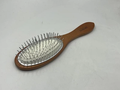 Щетка массажная для волос деревянная Beauty LUXURY HB-03-19