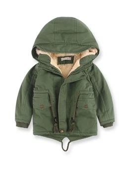 Зимняя куртка-парка Fashion Kids 128 см хаки KY315
