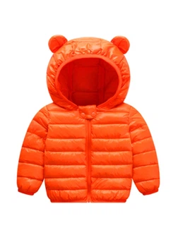 Детская демисезонная куртка JIEKids 104см оранжевая KY253