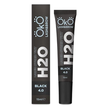 Краска для бровей и ресниц Liquid Hybrid Tint H20 OKO Black 4.0 15 мл
