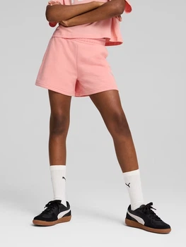 Дитячі шорти на резинці для дівчинки Puma Ess Small No. 1 Logo Tr 68490518 122-128 см Pink Fruit (4067983977930)