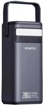 Портативний зарядний пристрій (УМБ) Romoss 75000mAh PMT75 280W PMT75-1E2-2133H Black (001012022172)