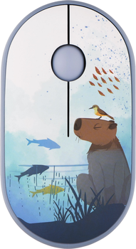 Мышь 2E MF300 CAPYBARA:SWIM Silent WL BT Blue (2E-MF300WCAPIBARABL)