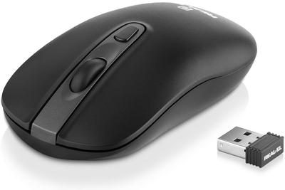 Мышь REAL-EL RM-350W Wireless Black (EL123200043)