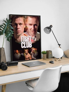Постер фільму Бійцівський клуб / Плакат Fight Club / Бред Пітт / Едвард Нортон 3