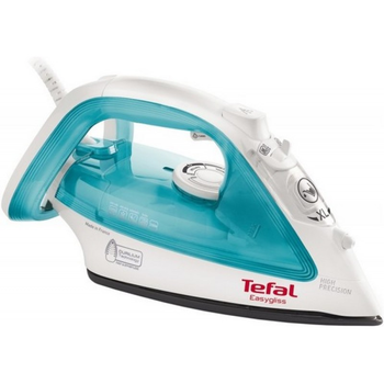 Утюг TEFAL Easygliss блакитний і білий нержавіюча сталь з керамічним покриттям Durilium