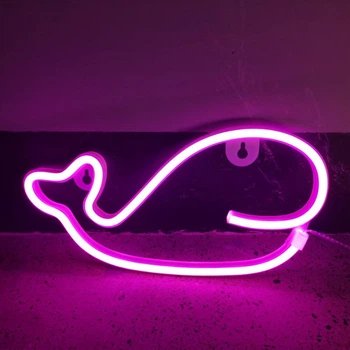Ночник неоновый Neon Sign Whale