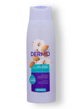 Шампунь Deliplus Dermo Sensitive для чутливої шкіри голови з екстрактом солодкого мигдалю та олією бавовни, 400 мл