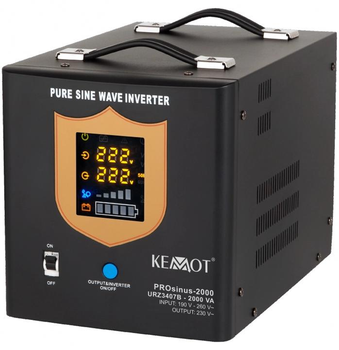 Источник бесперебойного питания Kemot PROsinus-2000 12V 230V 2000VA/1200W