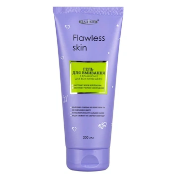 Гель для вмивання Flawless Skin з вітаміном Е для всіх типів шкіри, 200 мл ( 4820268160249 )