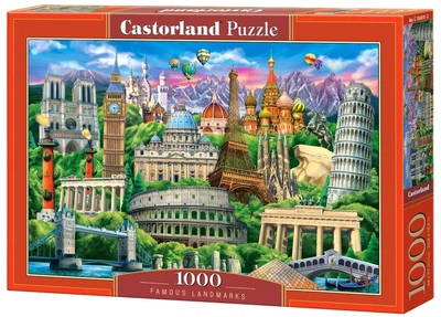 Пазл Известные места 1000 деталей Castorland