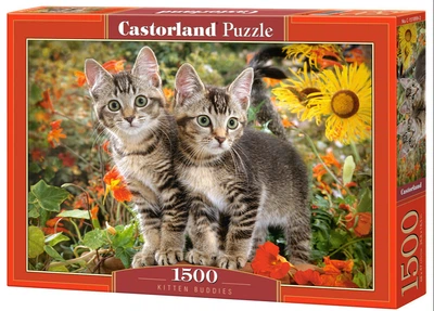 Пазл Друзья котенка 1500 деталей Castorland