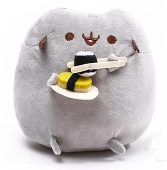 Мягкая игрушка Pusheen Sushi Кот с роллами в лапках 15см