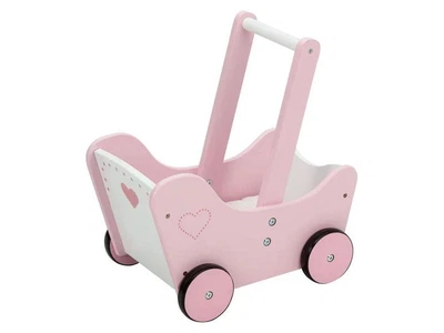 Дерев'яний візок для ляльок PlayTive Рожевий