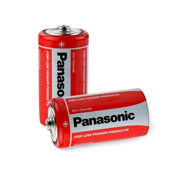 Батарейки Panasonic Red Zinc Chloride R14 солевые 1.5V 2 шт