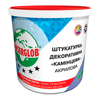 Штукатурка "короед" Anserglob ТМК 112, фракция 2.0 - 2.5 - 3.0