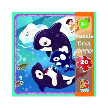 Детский пазл "В океане" G-Toys LO7, 20 элементов