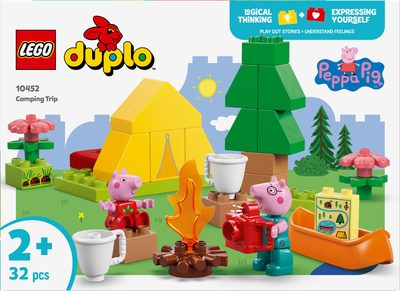 Конструктор LEGO DUPLO Peppa Pig Туристический поход 32 детали (10452)