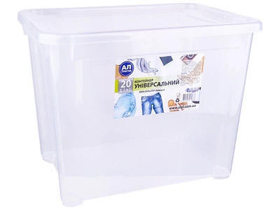 Контейнер для хранения Al-Plastic Easy Box 20л 38х26,5 см h29,5 см полипропилен (571887)