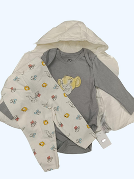 Дитячий комплект (куртка + боді + штанці) Primark 80 см Різнобарвний (0388)