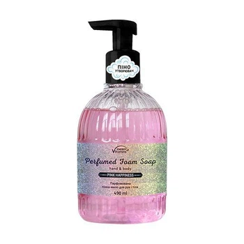 Парфумована пінка-мило для рук і тіла "Pink Happiness" Energy of Vitamins Body Care