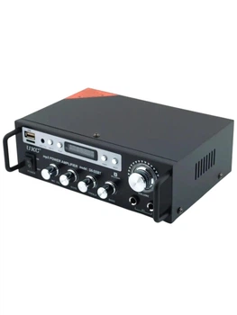 Усилитель звука стереоусилитель интегральный 2-х канальный UKC SN-555BT Bluetooth USB FM пульт 2x6ОВт Karaoke AUX