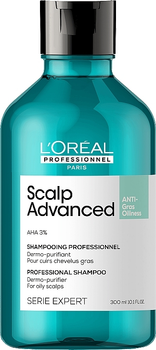 Шампунь для волосся L'Oreal Paris Serie Expert Scalp Advanced для жирної шкіри голови 300 мл (3474637106461/3474637106454)