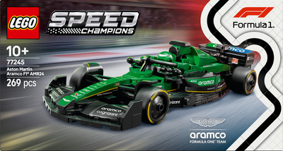 Конструктор LEGO Speed Champions Автомобиль для гонок Aston Martin Aramco F1 AMR24 269 деталей (77245)