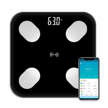 Смарт-Весы Smart Scale Bluetooth A1 Black Умные Напольные Фитнеc Весы 180 Кг