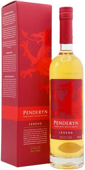 Віскі Penderyn Legend Single Malt Wales 0.7 л 41% (5011594001415)
