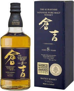 Віскі The Kurayoshi Pure Malt Tottori 8 років 0.7 л 43% (4954621000986)