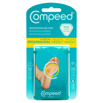 Compeed – набор пластырей от натоптышей, средние, 6 шт.