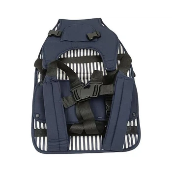 Безкаркасне автокрісло дитяче крісло Mylti Function синій-біле смужка