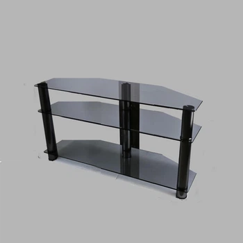 Тумба из стекла под телевизоры диагональю от 20 до 47" Commus Евро New Bl (1100х350х569)