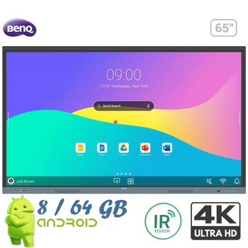 Інтерактивна панель BenQ RE6504 дисплей 65" / Android 13 / 8/64Gb
