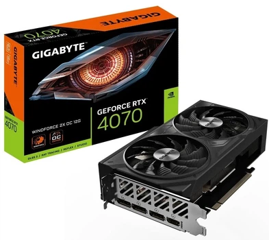 Відеокарта GeForce RTX 4070 WINDFORCE 2X OC 12G GIGABYTE