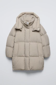 Зимова куртка для дівчинки Zara 122 розмір бежева 0562773806