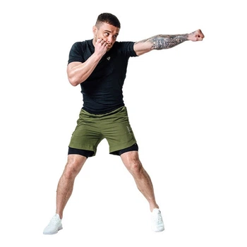 Компресійні шорти для RDX MMA T16 2-в-1 GREN/BLACK-XL