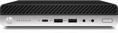 Комп'ютер HP ProDesk 600 G3 Mini (1CB77EA) / Intel Core i5-7500T / RAM 16 ГБ / SSD 256 ГБ / Intel HD Graphics 630 / Wi-Fi / Bluetooth / Windows 10 Pro