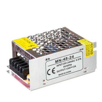 Блок живлення для LED стрічки 24V 50Вт (2А) негерметичний IP20 МТК electro