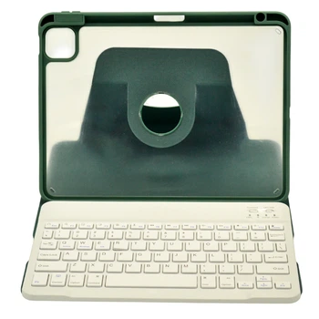Чохол із Bluetooth - клавіатурою Glass Magnet Flip Cover 360 для iPad Pro 11 2025 / iPad Pro 11 2024 green