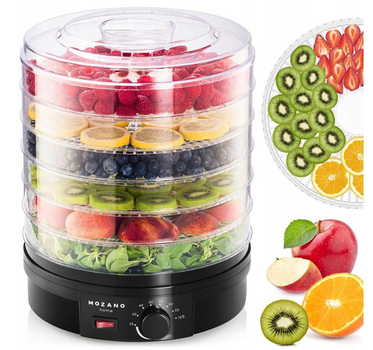 Сушилка-дегидратор Mozano Food Dehydrator 500 Вт Black
