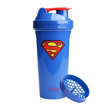 Спортивний шейкер SmartShake Lite DC Superman синій/червоний 800 мл (10780601)