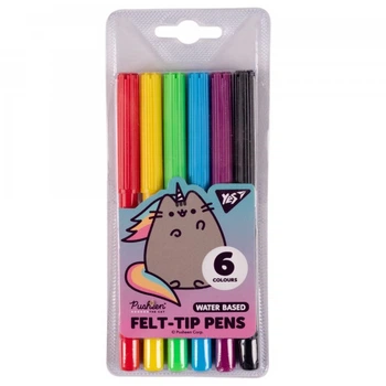 Набор фломастеров YES Pusheen rainbow 650540 6 цветов 4939919