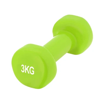 Гантель виниловая PowerPlay 4125 Achilles 3 кг зеленая 1 шт (PP_4125_3kg)