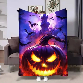 Плед 3D Halloween Castle 4201_A 17604 160х200 см 4950448