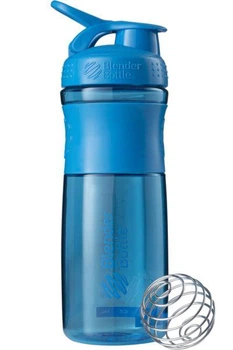 Спортивний шейкер BlenderBottle SportMixer Flip блакитний 820 мл (SM 28oz Cyan)