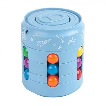 Головоломка антистрес Fidget Cans Cube, кольорові шарики, спиннер, для розвитку